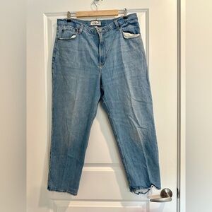 Abercrombie & Fitch Curve Love the ankle straight ultra high rise Jean